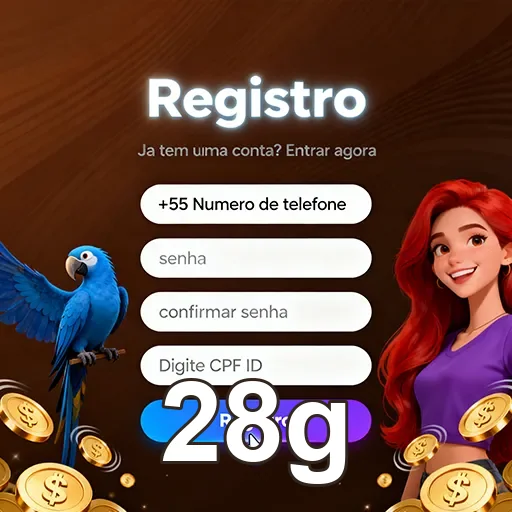 Tela mobile da 28g com jogos rápidos e menu simples
